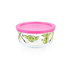 ⭐️NEW💚Pyrex Star Wars Yoda Decorated Glass Storage Container